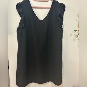 SHEIN Black Textured Dress